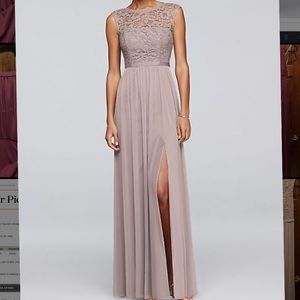 David’s Bridal Gown Lace - Cameo